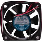 RS PRO Axial Fan, 12 V dc, DC Operation, 27.2m³/h, 1.6W, 90mA Max, 60 x 60 x 15mm