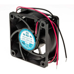 RS PRO Axial Fan, 12 V dc, DC Operation, 30.63m³/h, 1.7W, 130mA Max, 60 x 60 x 25mm
