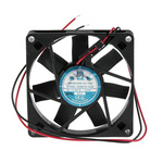 RS PRO Axial Fan, 12 V dc, DC Operation, 34m³/h, 1.1W, 90mA Max, 80 x 80 x 15mm