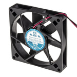 RS PRO Axial Fan, 12 V dc, DC Operation, 39.1m³/h, 1.8W, 120mA Max, 80 x 80 x 15mm
