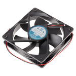 RS PRO Axial Fan, 12 V dc, DC Operation, 151.2m³/h, 5W, 370mA Max, 120 x 120 x 25mm