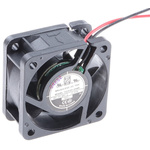 RS PRO Axial Fan, 24 V dc, DC Operation, 13.6m³/h, 1.7W, 70mA Max, 40 x 40 x 20mm