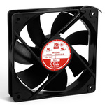 RS PRO Axial Fan, 24 V dc, DC Operation, 122.3m³/h, 3W, 140mA Max, 120 x 120 x 25mm