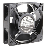 RS PRO Axial Fan, 24 V dc, DC Operation, 237.9m³/h, 5.52W, 430mA Max, 127 x 127 x 38mm