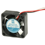 RS PRO Axial Fan, 12 V dc, DC Operation, 4.6m³/h, 840mW, 90mA Max, 25 x 25 x 10mm