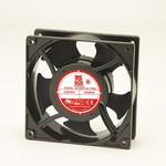 RS PRO Axial Fan, 230 V ac, AC Operation, 186.9m³/h, 15W, 90mA Max, 120 x 120 x 38mm