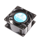 RS PRO Axial Fan, 115 V ac, AC Operation, 51m³/h, 9W, 120mA Max, 80 x 80 x 38mm