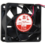 RS PRO Axial Fan, 24 V dc, DC Operation, 40.8m³/h, 3.5W, 120mA Max, 60 x 60 x 25mm