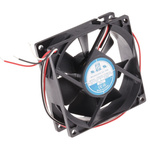 RS PRO Axial Fan, 12 V dc, DC Operation, 68m³/h, 2.9W, 180mA Max, 80 x 80 x 25mm