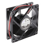 RS PRO Axial Fan, 24 V dc, DC Operation, 68m³/h, 2.41W, 100mA Max, 80 x 80 x 25mm