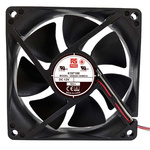 RS PRO Axial Fan, 12 V dc, DC Operation, 90m³/h, 3W, 240mA Max, 92.5 x 92.5 x 25mm