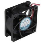 RS PRO Axial Fan, 12 V dc, DC Operation, 40.8m³/h, 2.8W, 230mA Max, 60 x 60 x 25mm