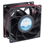 RS PRO Axial Fan, 12 V dc, DC Operation, 168.2m³/h, 14W, 1.2A Max, 80 x 80 x 38mm