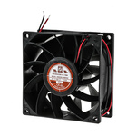 RS PRO Axial Fan, 48 V dc, DC Operation, 229.4m³/h, 17W, 400mA Max, 92 x 92 x 38mm