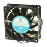 RS PRO Axial Fan, 12 V dc, DC Operation, 383.9m³/h, 43.2W, 3.6A Max, 120 x 120 x 38mm