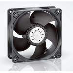 ebm-papst 4400 Series Axial Fan, 24 V dc, DC Operation, 184m³/h, 4.1W, IP20, 119 x 119 x 38mm