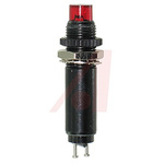 Dialight Red Indicator, Solder Turret Termination, 105 → 125 V, 9.53mm Mounting Hole Size