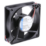 ebm-papst 5200 N Series Axial Fan, 24 V dc, DC Operation, 340m³/h, 17.5W, 730mA Max, 127 x 127 x 38mm