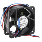 ebm-papst 600 N Series Axial Fan, 12 V dc, DC Operation, 35m³/h, 1.7W, 142mA Max, 60 x 60 x 25mm