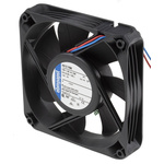 ebm-papst 4400 FN Series Axial Fan, 12 V dc, DC Operation, 225m³/h, 12W, 1A Max, 119 x 119 x 25mm