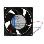 ebm-papst 3200 J - S-Force Series Axial Fan, 24 V dc, DC Operation, 146m³/h, 9W, 375mA Max, 92 x 92 x 38mm