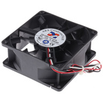 ARX CeraDyna Series Axial Fan, 12 V dc, DC Operation, 195m³/h, 15W, 1.25A Max, 92 x 92 x 38mm