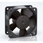ebm-papst 600 N Series Axial Fan, 12 V dc, DC Operation, 23m³/h, 900mW, IP20, 60 x 60 x 25mm