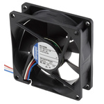 ebm-papst 8400 N Series Axial Fan, 24 V dc, DC Operation, 79m³/h, 2.8W, 80 x 80 x 25mm