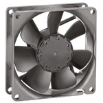 ebm-papst 8400 N Series Axial Fan, 24 V dc, DC Operation, 58m³/h, 1.4W, 80 x 80 x 25mm