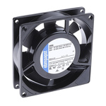 ebm-papst 3900 Series Axial Fan, 230 V ac, AC Operation, 59m³/h, 11W, 92 x 92 x 25mm