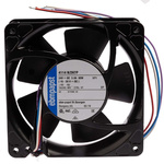ebm-papst 4100 NH7 - S-Force Series Axial Fan, 24 V dc, DC Operation, 500m³/h, 90W, 119 x 119 x 38mm