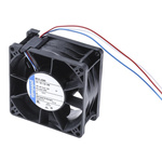 ebm-papst 8200 J Series Axial Fan, 12 V dc, DC Operation, 190m³/h, 26W, 80 x 80 x 38mm