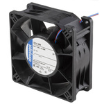 ebm-papst 3200 J - S-Force Series Axial Fan, 24 V dc, DC Operation, 280m³/h, 50W, 92 x 92 x 38mm