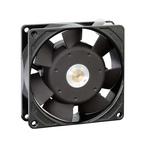 ebm-papst 3900 Series Axial Fan, 230 V ac, AC Operation, 31m³/h, 6W, 26mA Max, IP20, 92 x 92 x 25mm