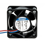 ebm-papst 400 Series Axial Fan, 12 V dc, DC Operation, 10m³/h, 800mW, 67mA Max, 40 x 40 x 20mm