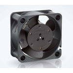 ebm-papst 400 Series Axial Fan, 24 V dc, DC Operation, 10m³/h, 1W, 42mA Max, IP20, 40 x 40 x 20mm