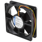 ebm-papst 4300 Series Axial Fan, 24 V dc, DC Operation, 170m³/h, 5W, 208mA Max, 119 x 119 x 32mm