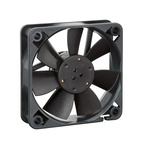 ebm-papst 600 F Series Axial Fan, 12 V dc, DC Operation, 29m³/h, 1W, 83mA Max, 60 x 60 x 15mm
