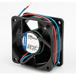 ebm-papst 600 N Series Axial Fan, 12 V dc, DC Operation, 56m³/h, 3.8W, 317mA Max, 60 x 60 x 25mm