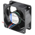ebm-papst 600 N Series Axial Fan, 24 V dc, DC Operation, 21m³/h, 1W, 41mA Max, 60 x 60 x 25mm