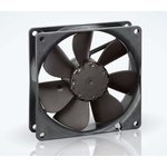 ebm-papst 3400 N Series Axial Fan, 24 V dc, DC Operation, 84m³/h, 2.3W, 100mA Max, IP20, 92 x 92 x 25mm