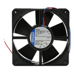 ebm-papst 4300 Series Axial Fan, 12 V dc, DC Operation, 170m³/h, 5W, 417mA Max, IP68, 119 x 119 x 32mm