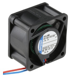 ebm-papst 400 Series Axial Fan, 24 V dc, DC Operation, 24m³/h, 3.6W, 150mA Max, 40 x 40 x 25mm