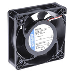 ebm-papst DV 5200 Series Axial Fan, 24 V dc, DC Operation, 270m³/h, 20W, 850mA Max, 127 x 127 x 38mm