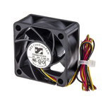 ARX CeraDyna Series Axial Fan, 24 V dc, DC Operation, 21.6m³/h, 3.12W, 130mA Max, 40 x 40 x 20mm