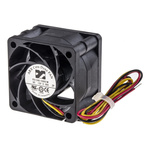 ARX CeraDyna Series Axial Fan, 12 V dc, DC Operation, 28.3m³/h, 3.72W, 310mA Max, 40 x 40 x 28mm