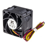 ARX CeraDyna Series Axial Fan, 24 V dc, DC Operation, 28.3m³/h, 5.76W, 240mA Max, 40 x 40 x 28mm