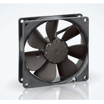 ebm-papst 3400 N Series Axial Fan, 12 V dc, DC Operation, 61m³/h, 1.1W, IP20, 92 x 92 x 25mm