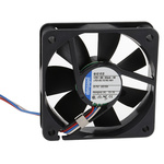 ebm-papst 600 F Series Axial Fan, 12 V dc, DC Operation, 29m³/h, 1W, 83mA Max, 60 x 60 x 15mm
