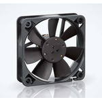 ebm-papst 600 F Series Axial Fan, 24 V dc, DC Operation, 29m³/h, 1.1W, 45mA Max, IP20, 60 x 60 x 15mm